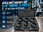 1014 3/4" Drive Axle Nut Socket Set (6 PT) - Image 3