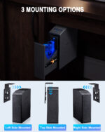 T4 Biometric Pistol Gun Safe with Auto Sliding Door - Image 5