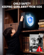 T4 Biometric Pistol Gun Safe with Auto Sliding Door - Image 8